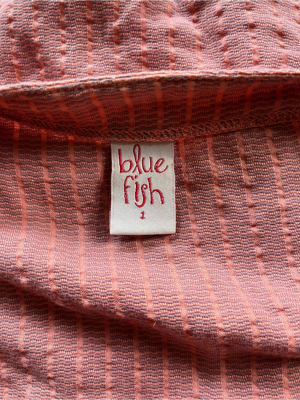 Blue Fish Button-Front Tunic - Picture 4 of 10